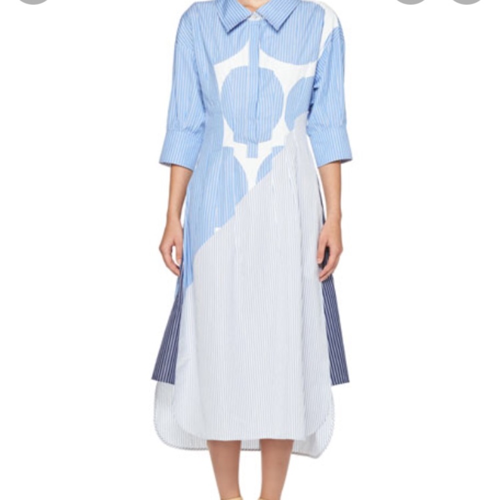 Stella McCartney Striped 3/4 Dress 42